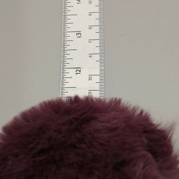 Cuddl Duds Womens Flat Slip On Slippers Faux Fur‎ Trim & Lining Purple  M 7-8 - Picture 5 of 9